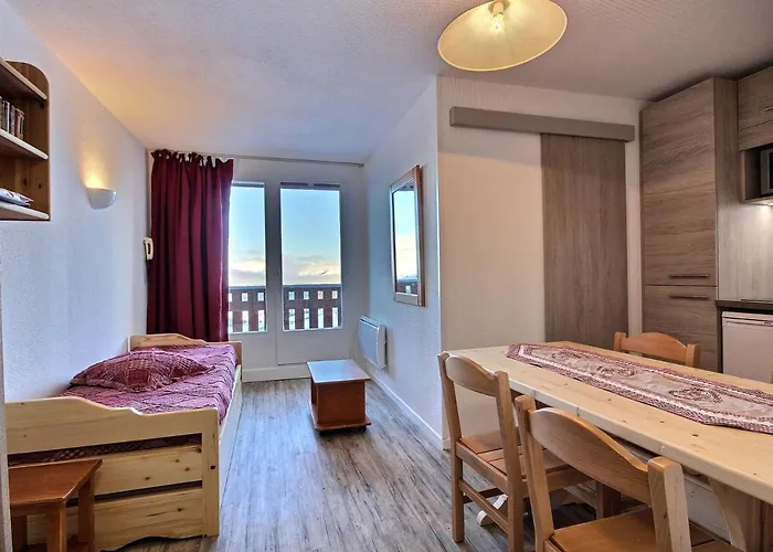 公寓 Renove 4 Pers, Balcon, Plagne Soleil - Fr-1-455-96 拉普拉涅